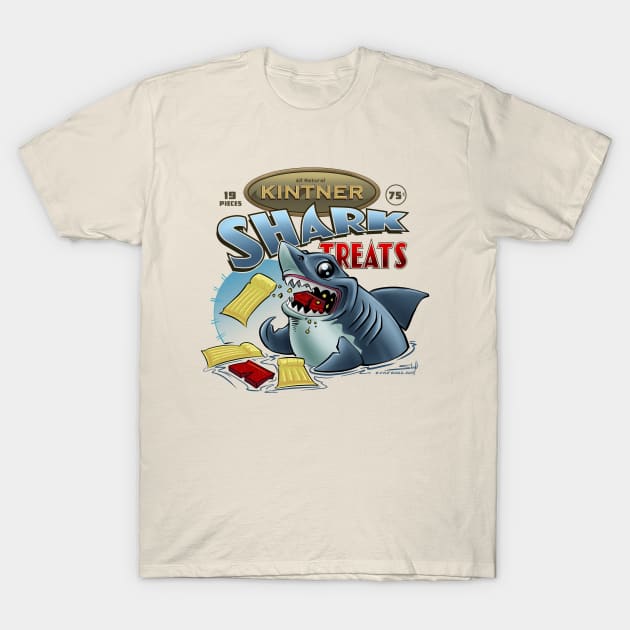 Kintner Shark Treats T-Shirt by FWBCreative